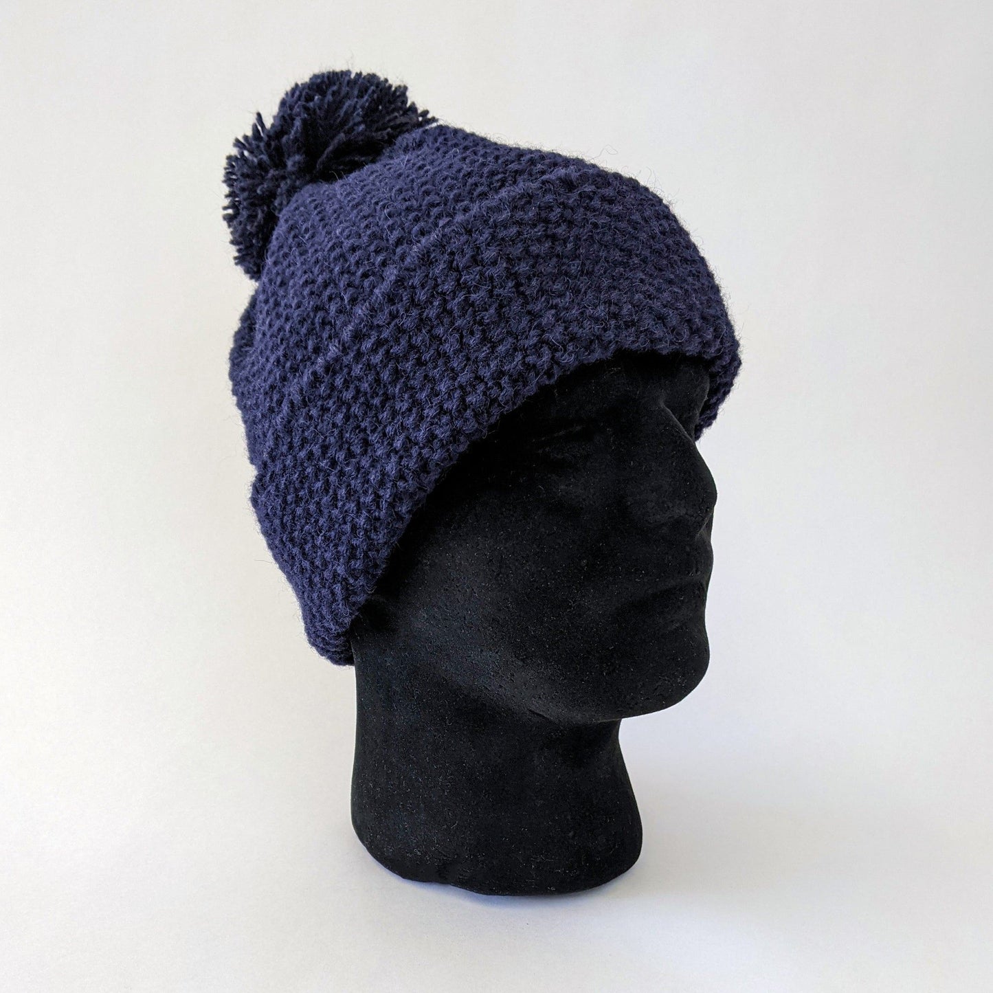 ALPACA WOOL BOBBLE HAT