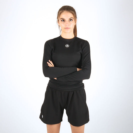 LADIES BASELAYER TOP - BLACK