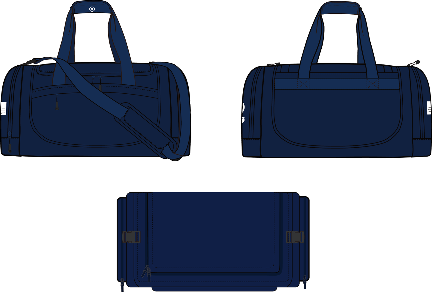 LOCKER HOLDALL - BLACK