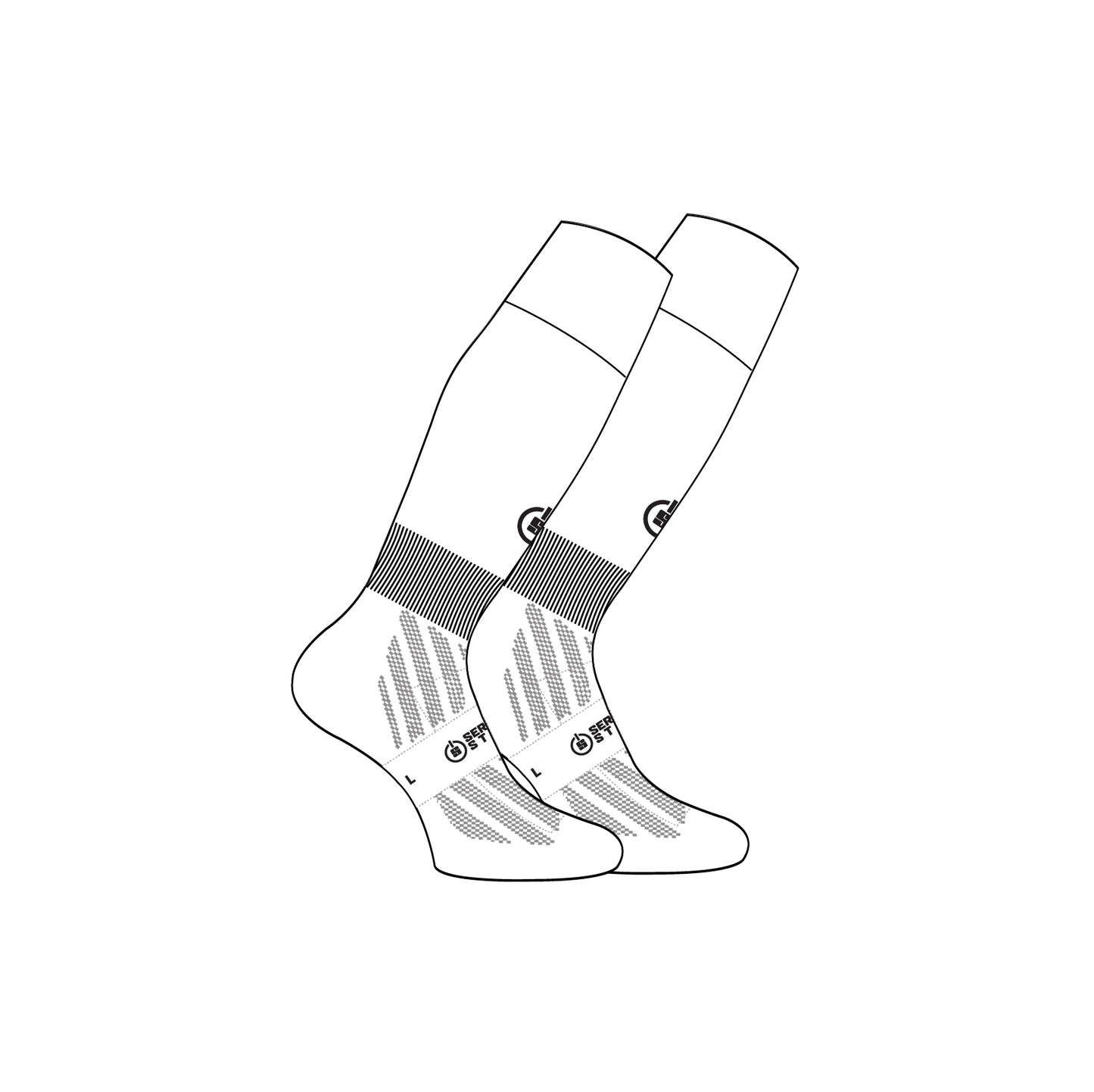 GAMES SOCKS - WHITE
