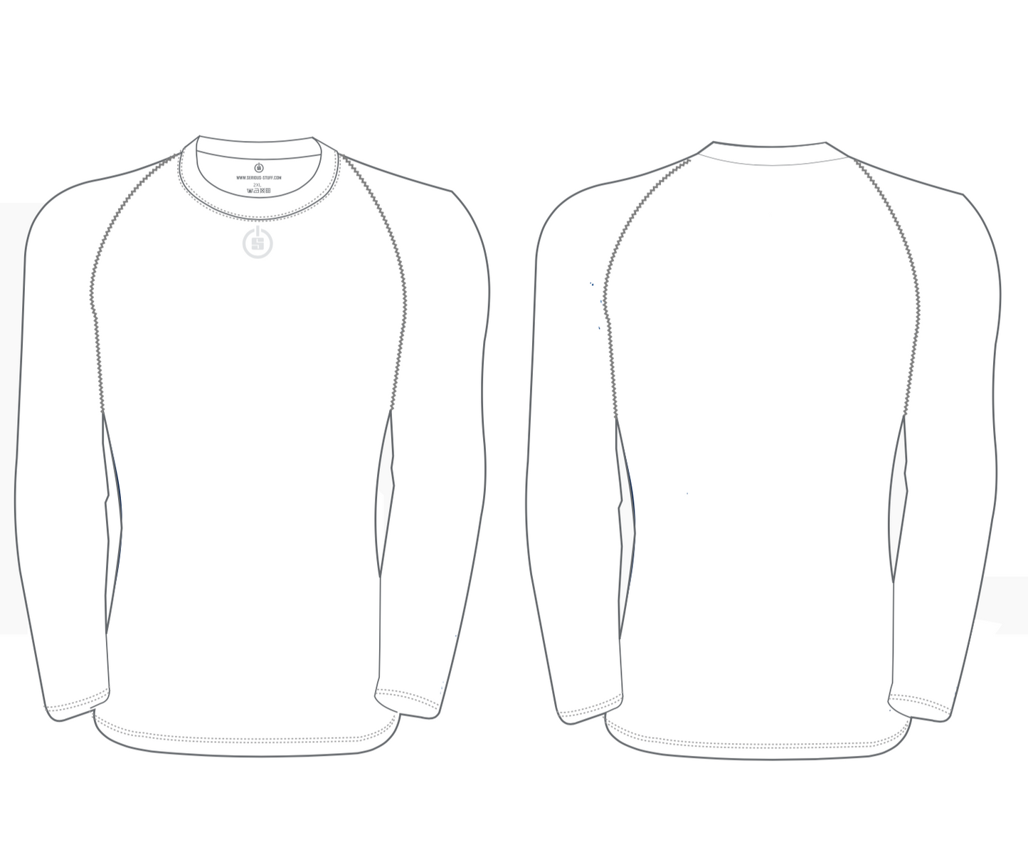 MEN'S BASELAYER TOP - WHITE