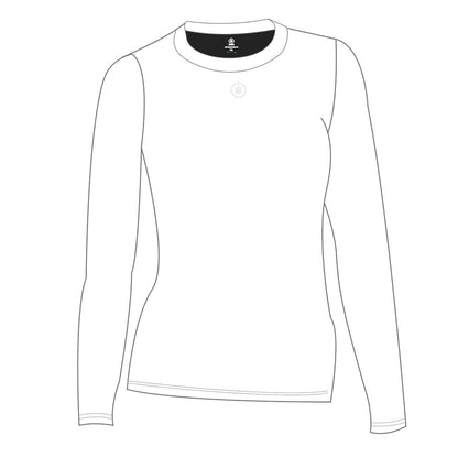 LADIES BASELAYER TOP - WHITE