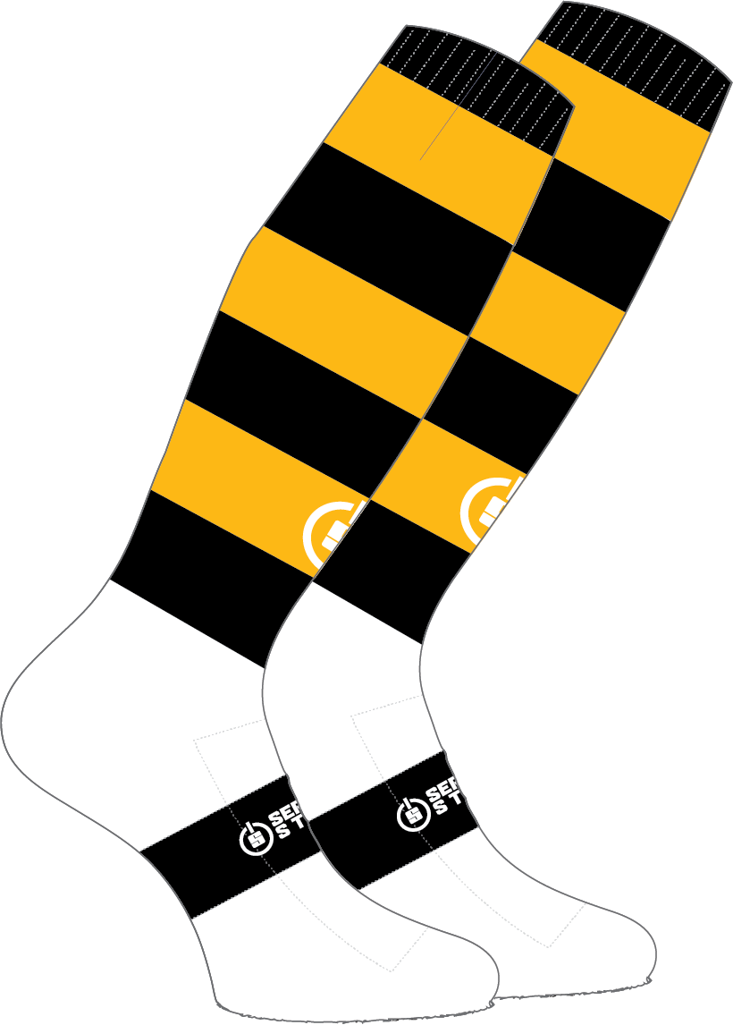 GAMES SOCKS - BLACK/GOLD
