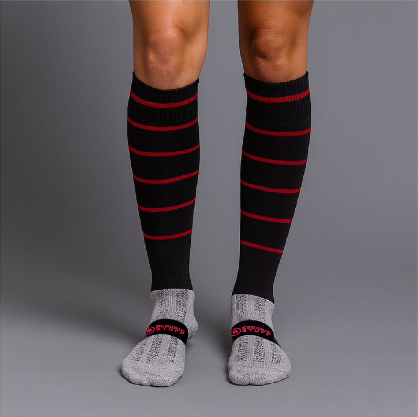 GAMES SOCK - BLACK/RED