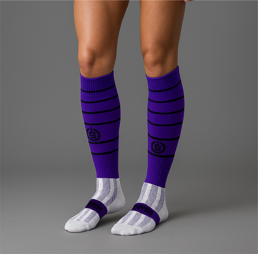 GAMES SOCKS - PURPLE/BLACK