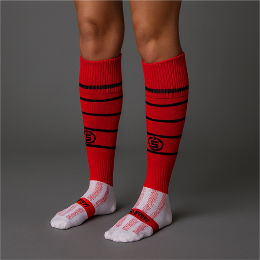 GAMES SOCK - RED/BLACK