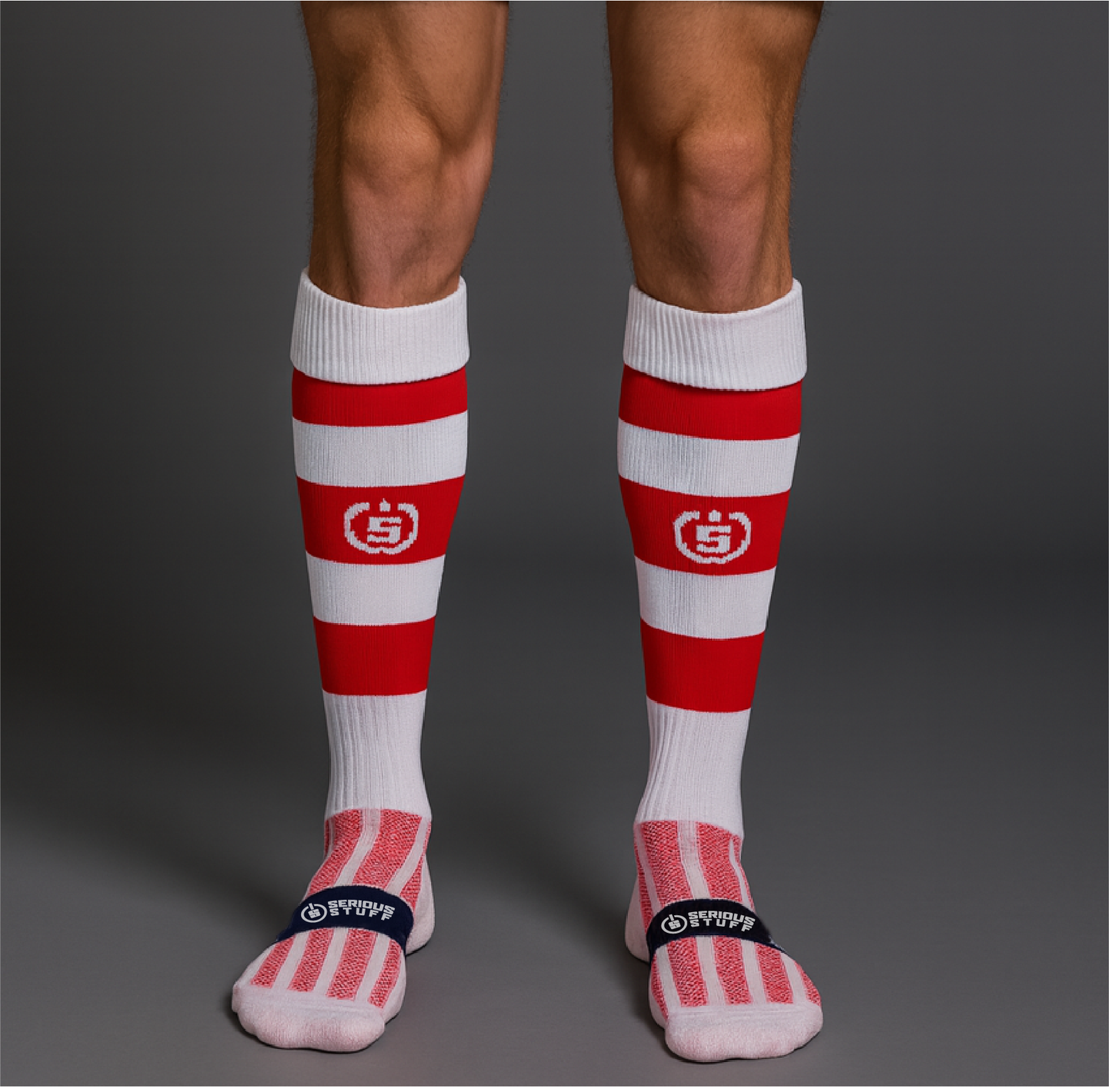 GAMES SOCKS - RED/WHITE