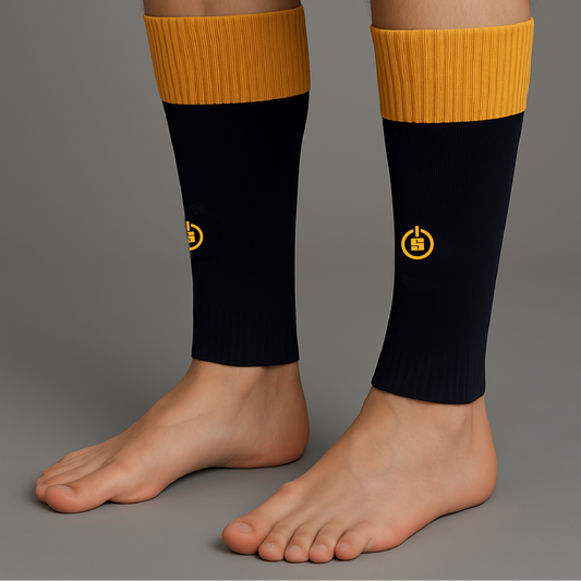 FOOTLESS SOCK - NAVY/GOLD