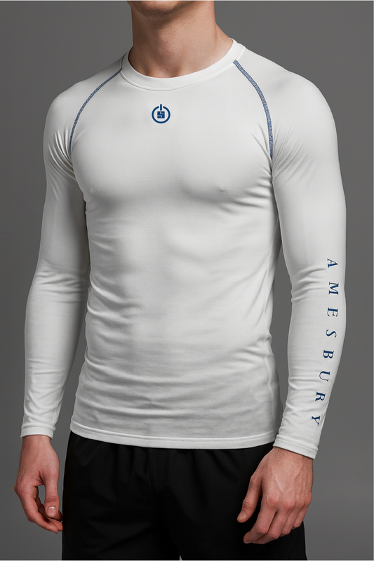 AMESBURY JUNIOR WHITE BASELAYER TOP