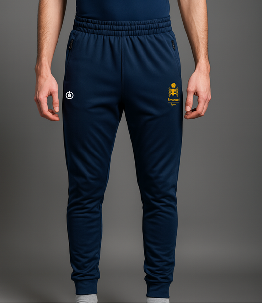 EMANUEL - SKINNY MICRO FLEECE TECH UNISEX TRACKPANTS - OPTIONAL