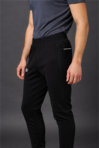 SKINNY MICRO FLEECE TECH TRACKPANTS
