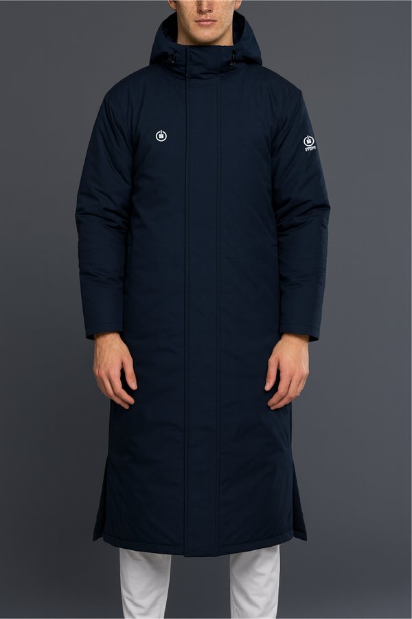 SERIOUS STUFF FESTIVAL COAT - NAVY – Serious Stuff Ltd