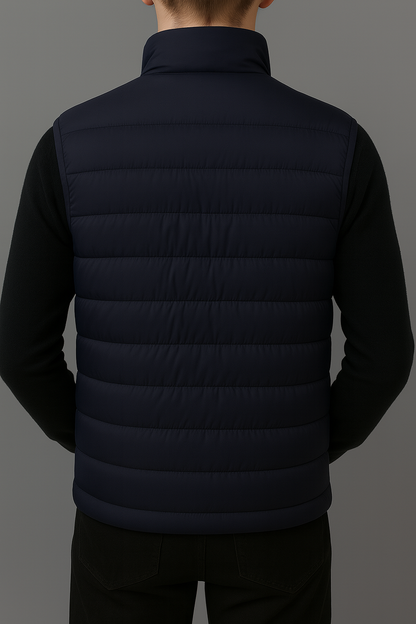 LIGHT DOWN GILET - NAVY