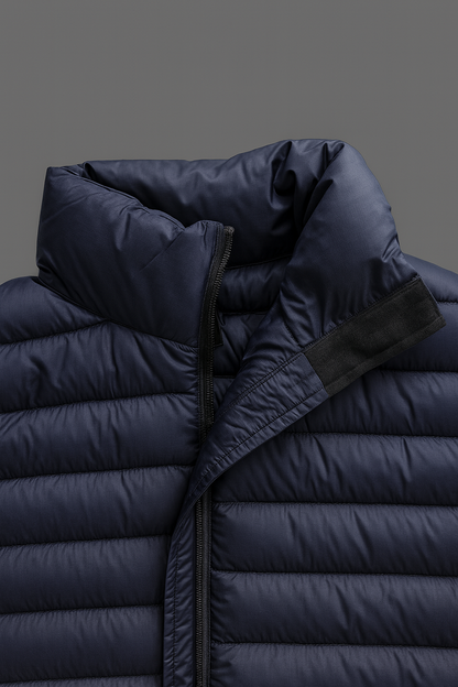 LIGHT DOWN GILET - NAVY