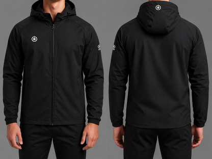 BLACK SHOWER JACKET