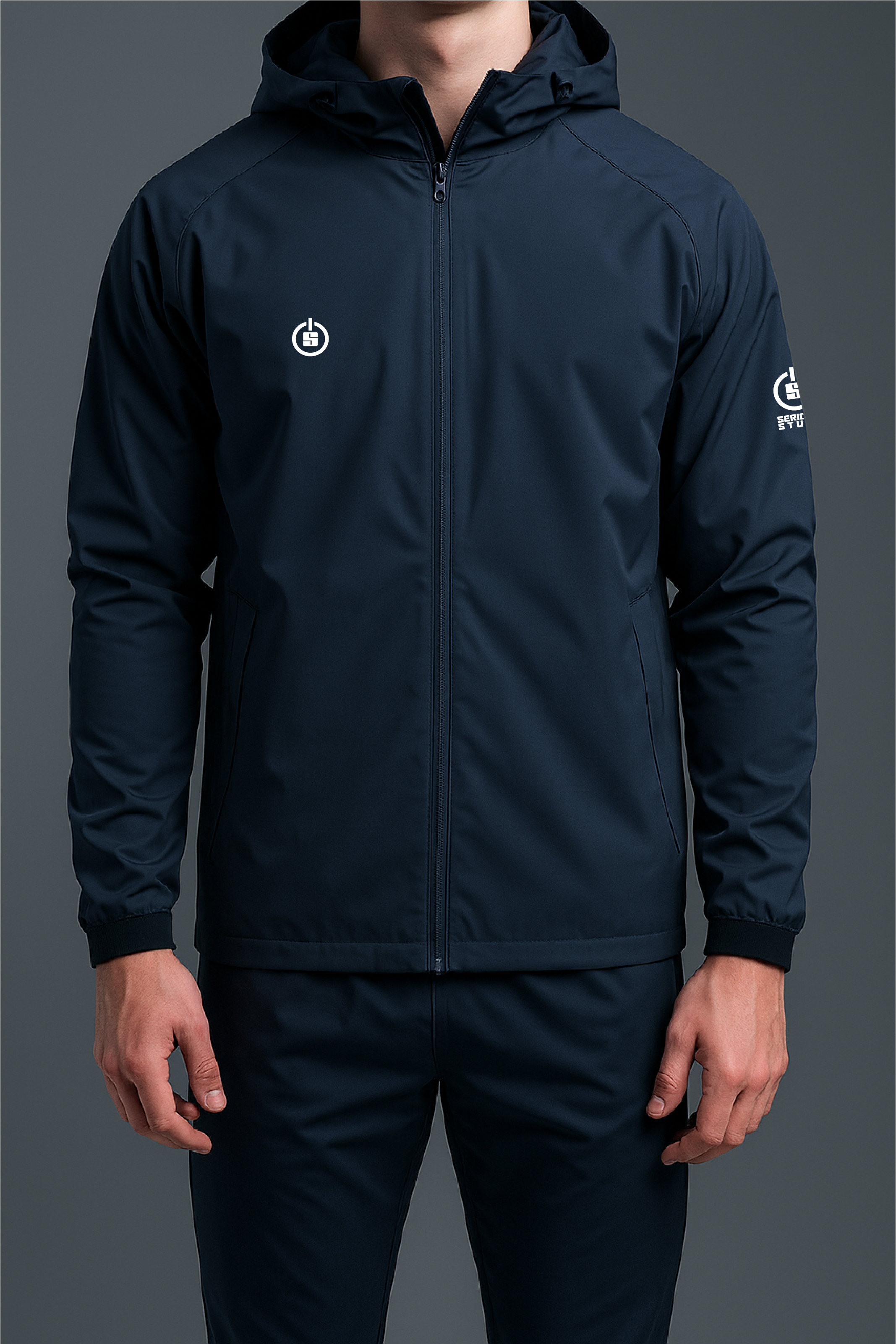 NAVY SHOWER JACKET – Serious Stuff Ltd