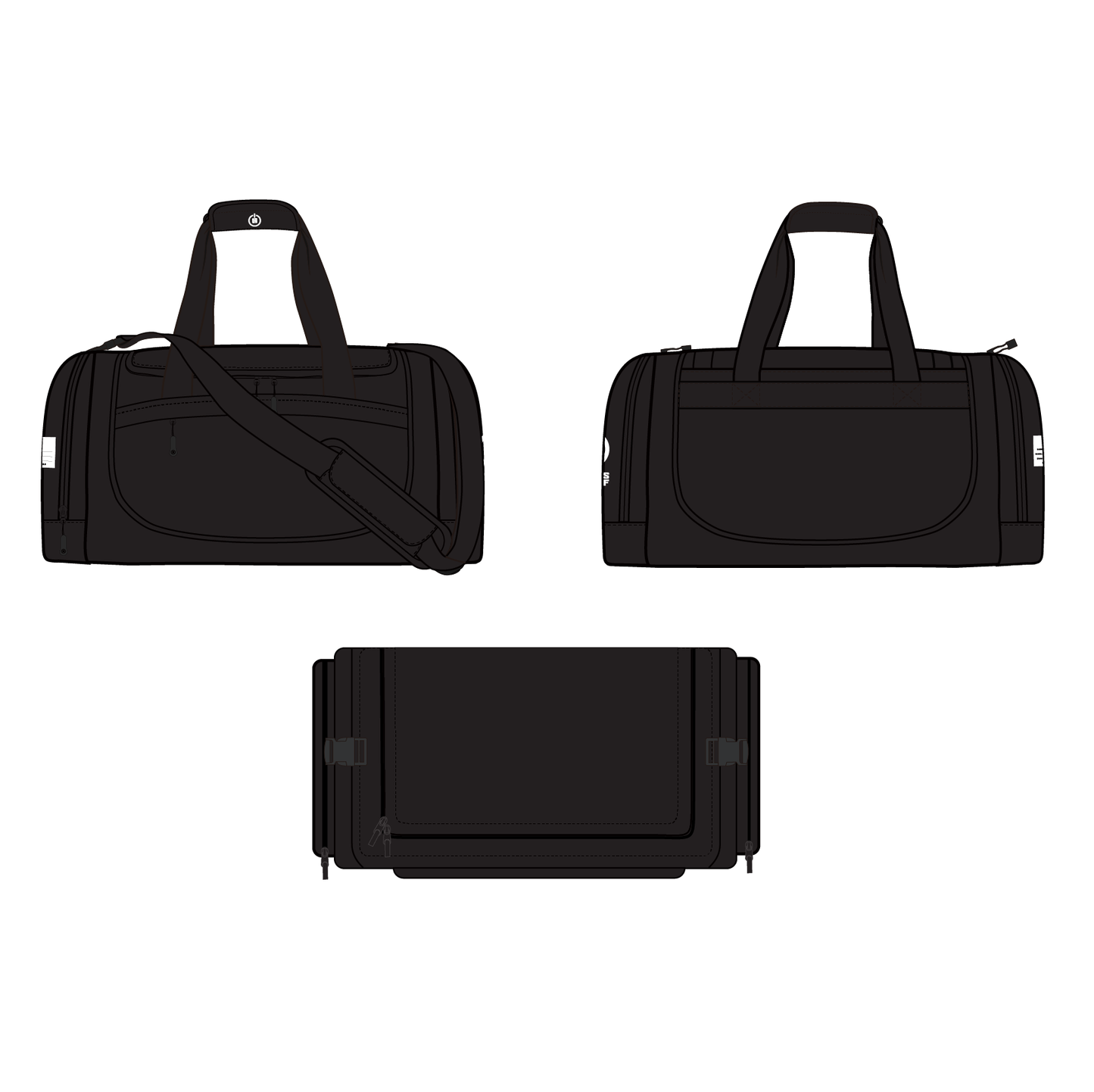 LOCKER HOLDALL - BLACK