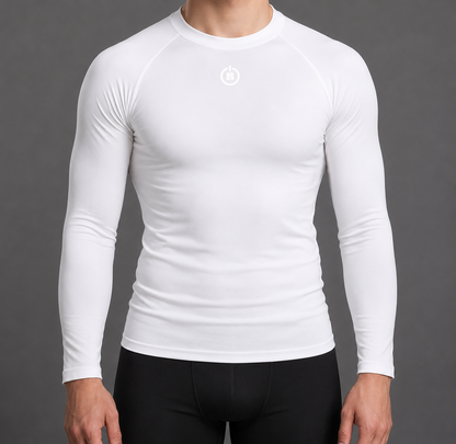 MEN'S BASELAYER TOP - WHITE