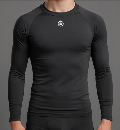 MEN'S BASELAYER TOP - BLACK