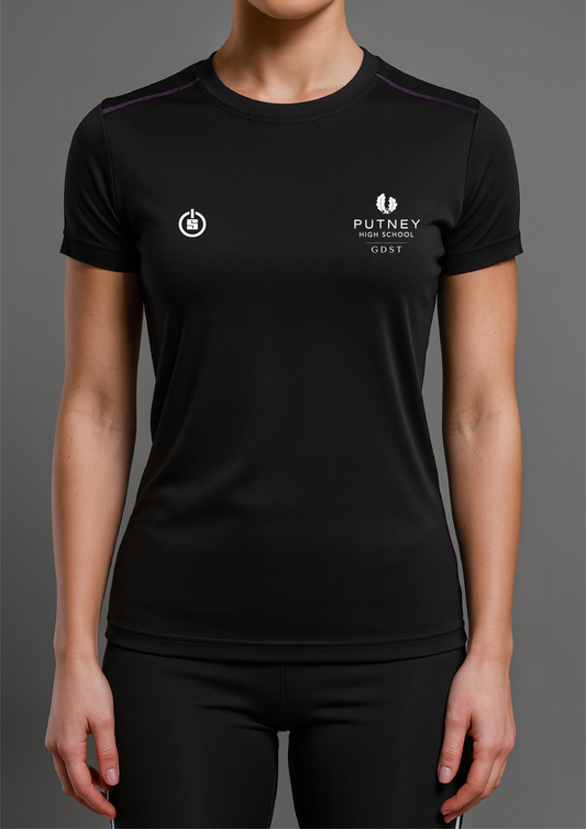 PUTNEY HIGH - GYMNASTICS SQUAD / CLUB PERFORMANCE TEE - TEAMWEAR