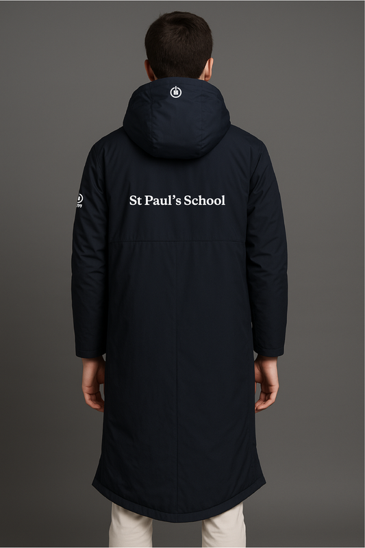 ST PAULS BOAT HOUSE FESTIVAL COAT (Please note that this product is made-to-order with the club crest and is therefore non-returnable)