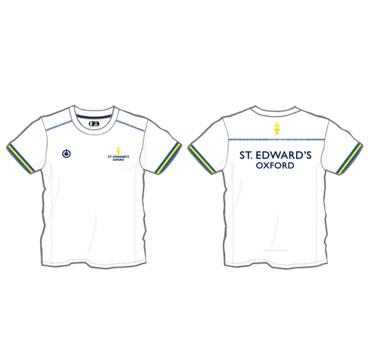 ST EDWARD'S - PE PERFORMANCE TEE - WHITE