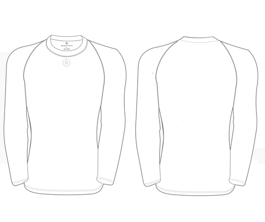 MEN'S BASELAYER TOP - WHITE